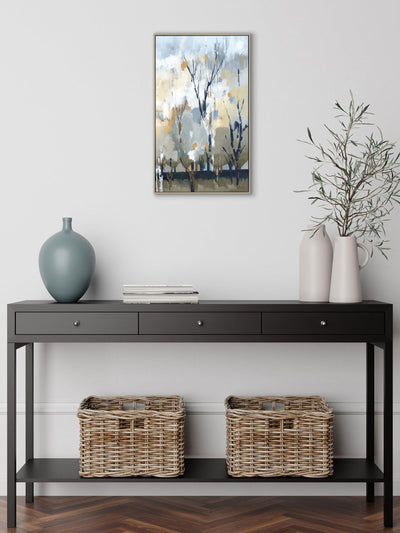 Art Marketing Silver Birch Blues Canvas Wall Art 67cm x 40cm