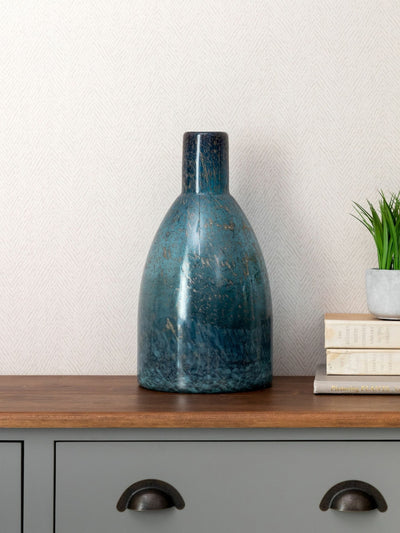 Voyage Maison Sapphire Thalassa Hand-Blown Glass Vase 35.5cm x 20cm x 20cm