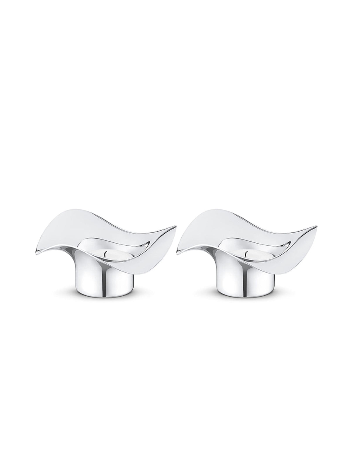 Georg Jensen Cobra tea light holder set of 2, UK version
