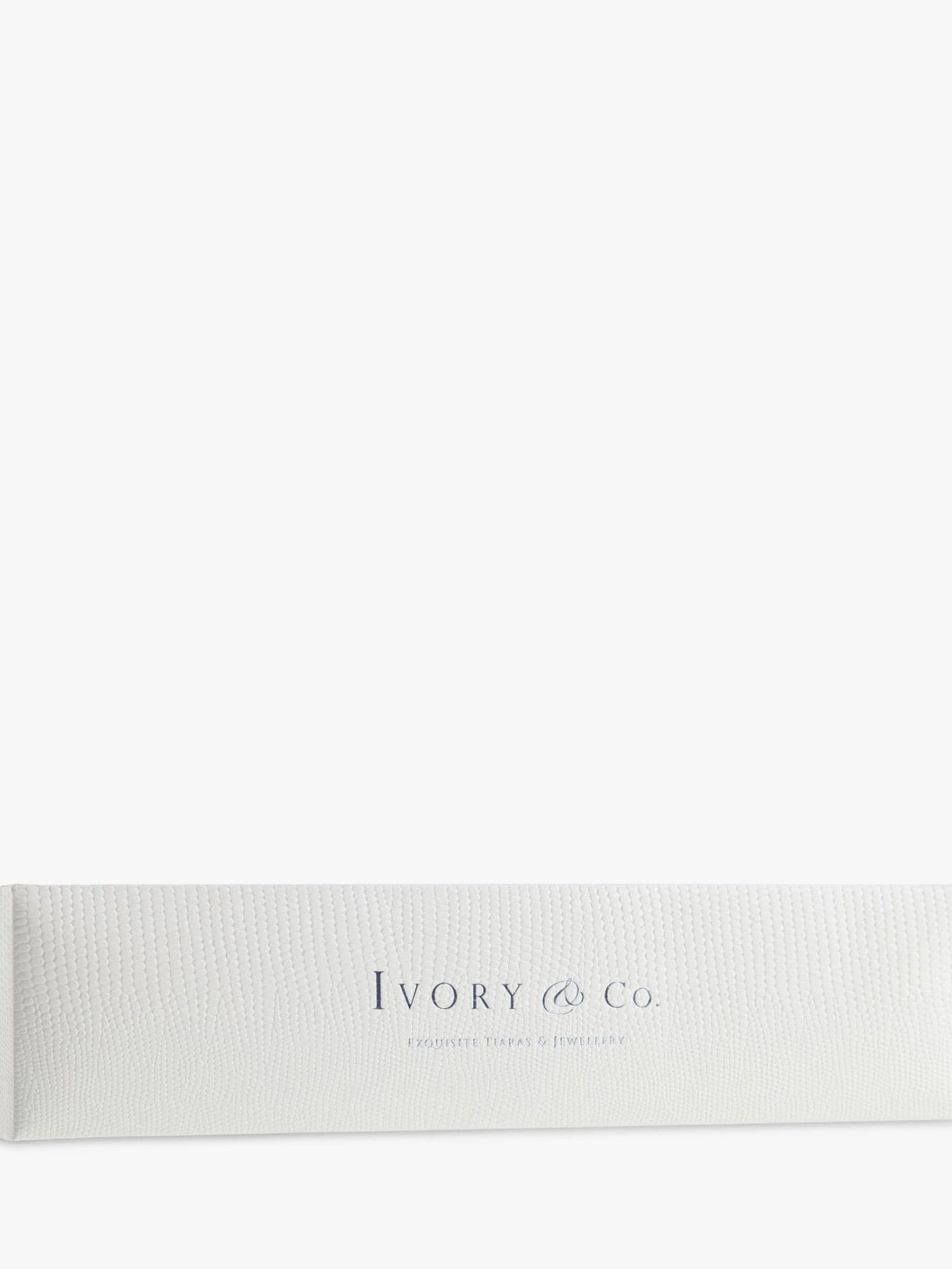 Ivory & Co Silver Manila and Pearl Classic Bracelet 17.5cm, UK version