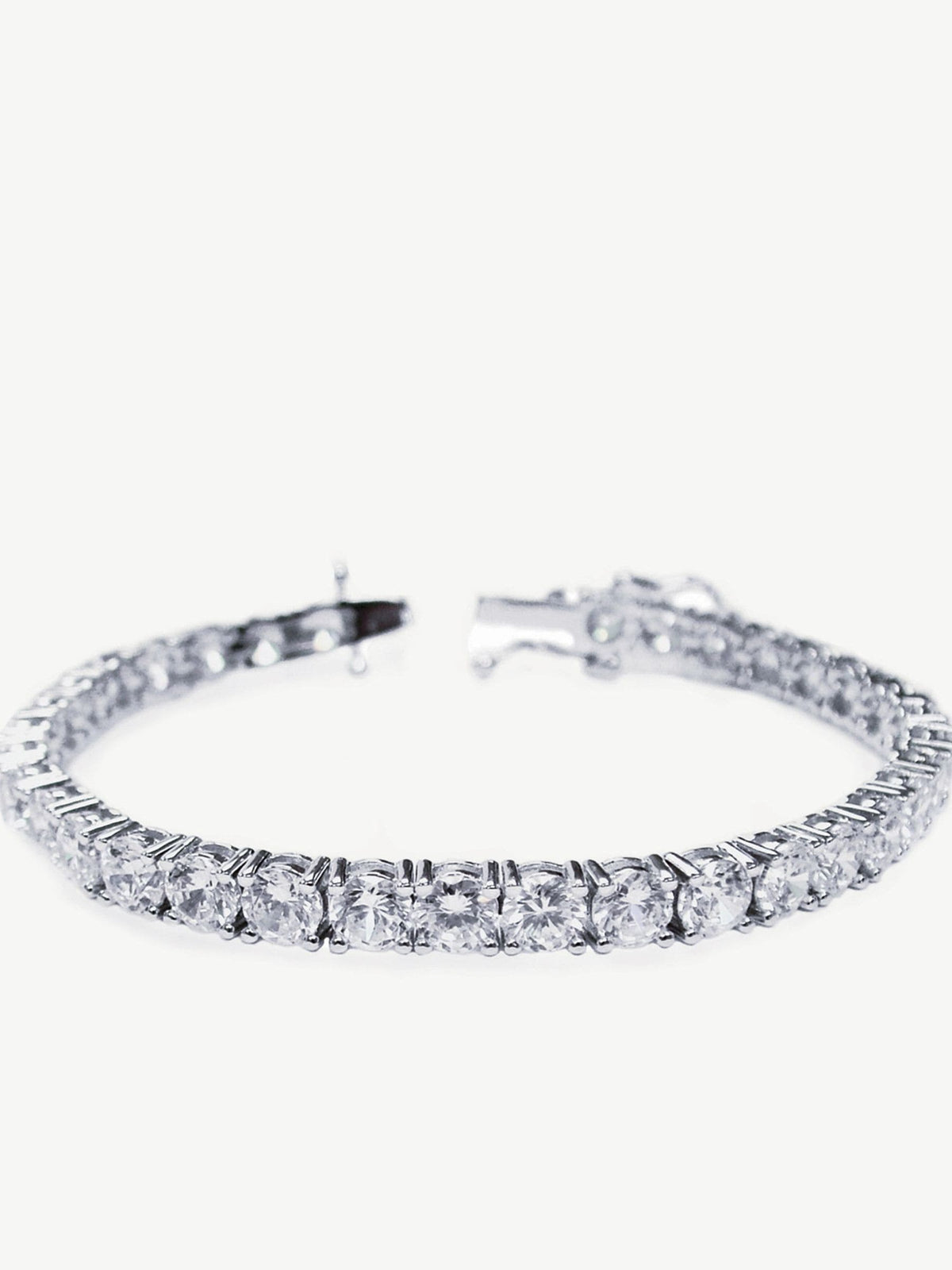 Ivory & Co silver imperial crystal tennis bracelet 18cm, UK version
