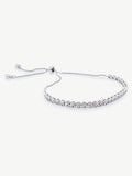 Ivory & Co Silver Tivoli Crystal Delicate Toggle Bracelet