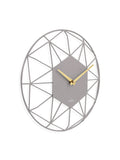 Acctim Owl Grey Alva wall clock 30cm - British product