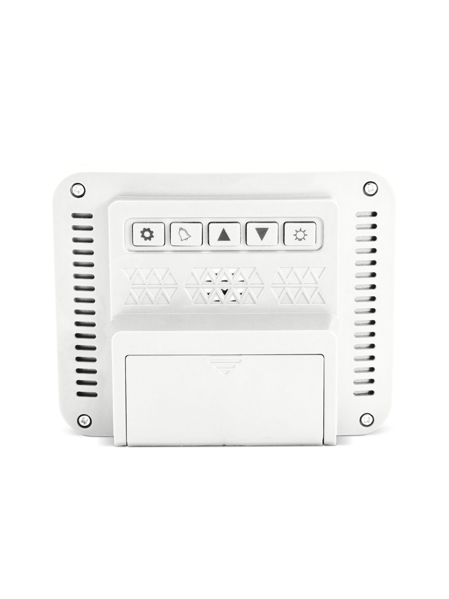 Acctim White Otto LCD Alarm Clock - British product