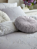 Laura Ashley purple lavender reversible sateen pussy willow duvet cover and pillowcase set, UK version