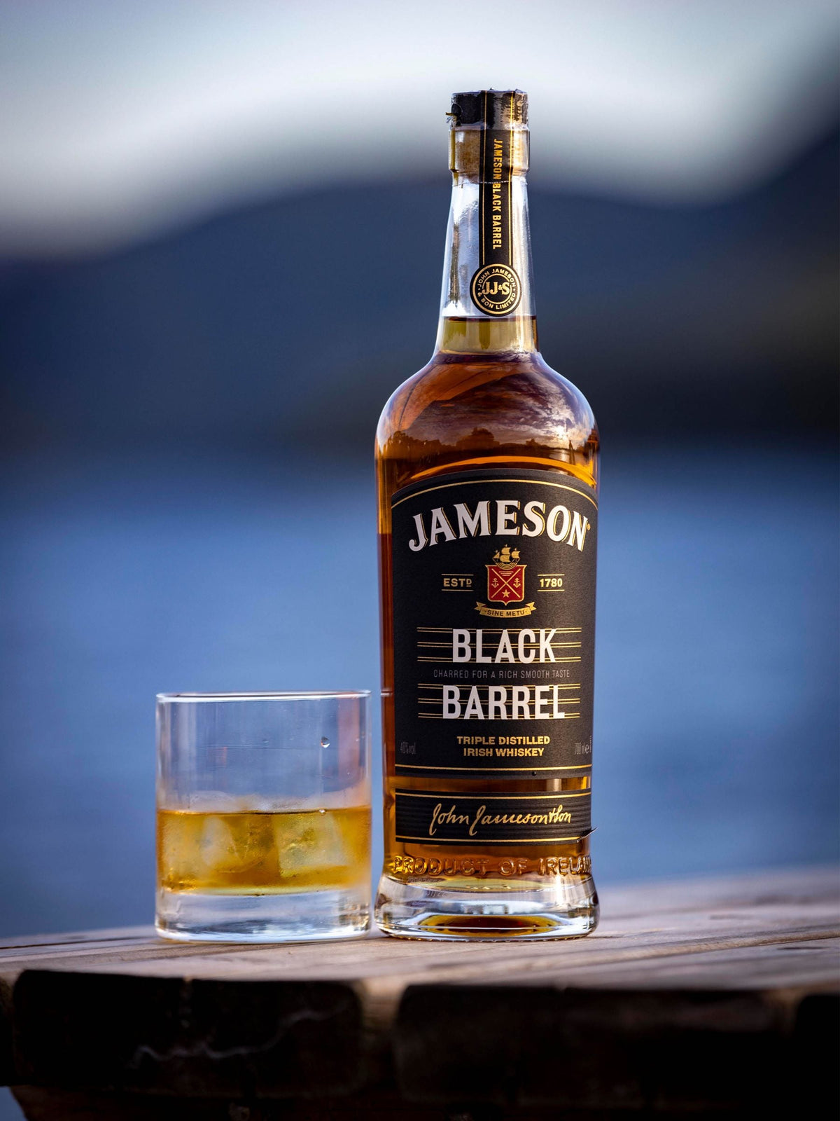 Jameson Black Barrel Irish whiskey, UK version