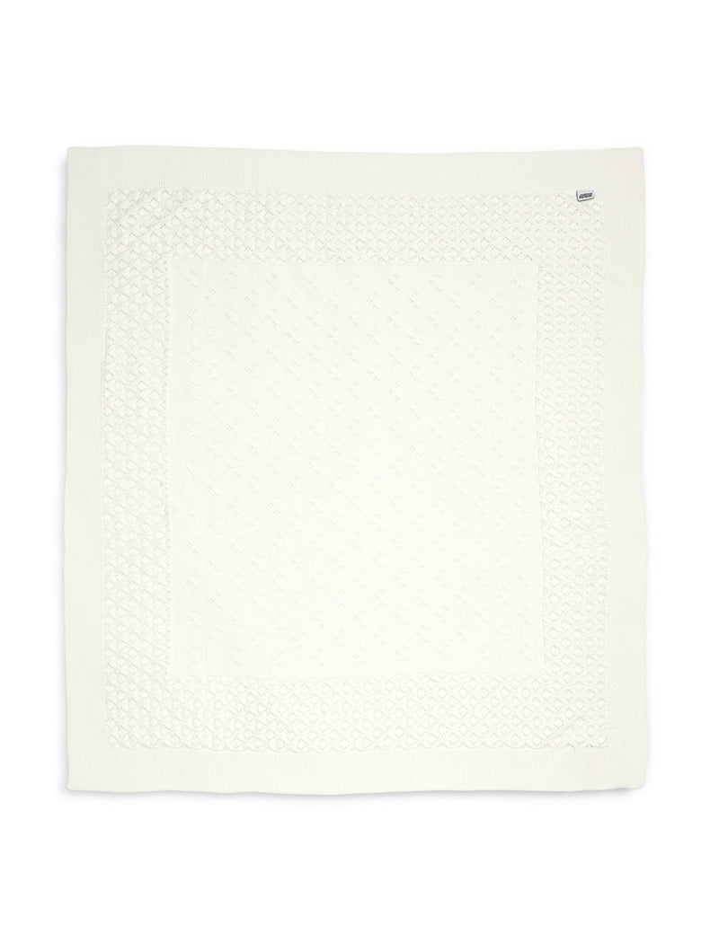 Knitted Pointelle Shawl
