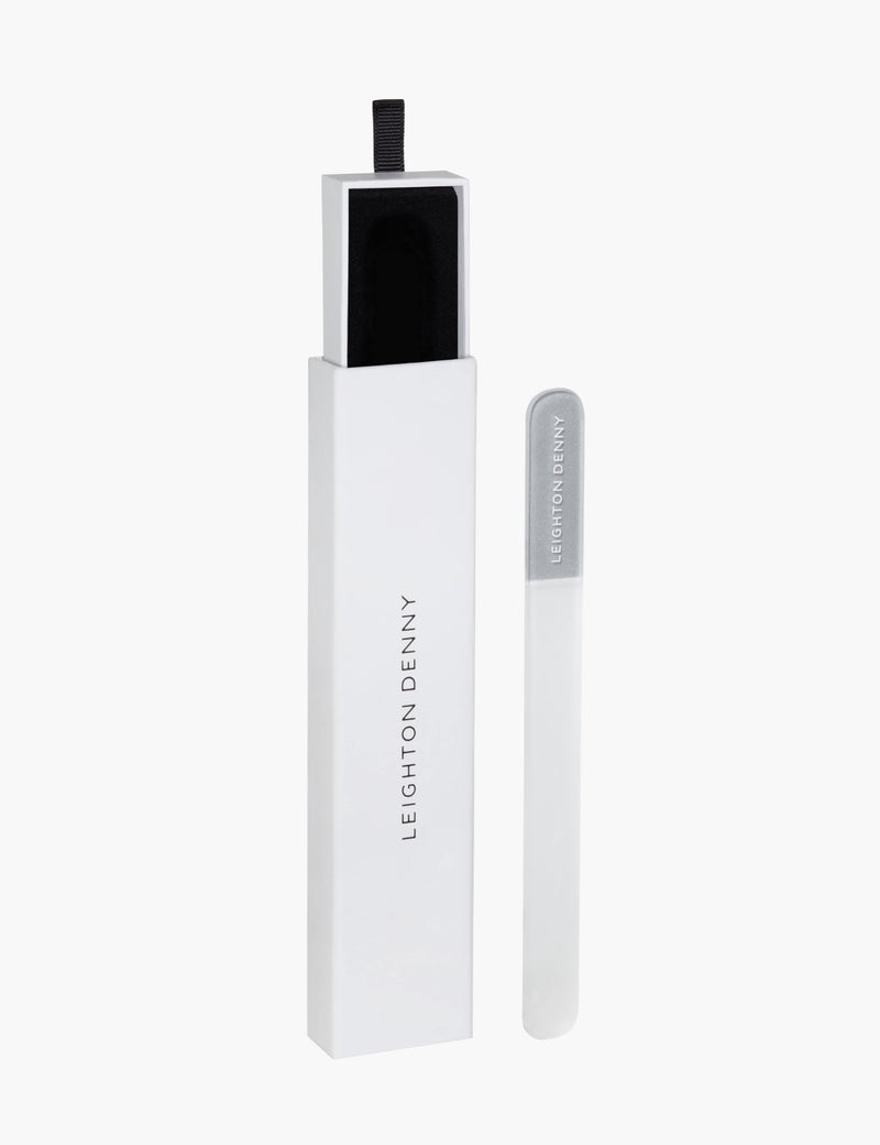 Leighton Denny large crystal nail file with case, 195mm, UK version