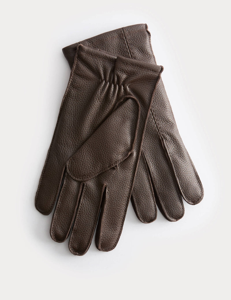 Autograph leather cashmere lined gloves, UK version