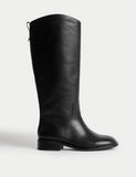 M&S Leather Riding Knee High Boots, UK version