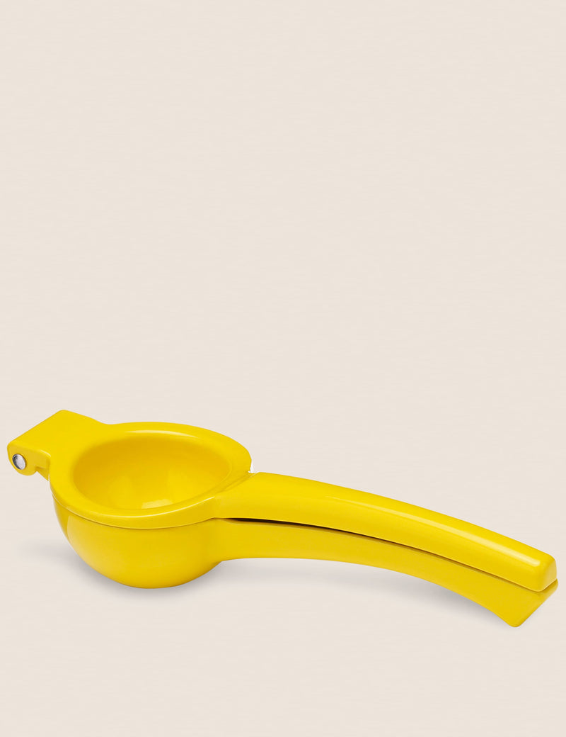 Handheld metal lemon squeezer, UK version