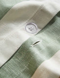 Linen Blend Striped Single Bedding Set, UK version