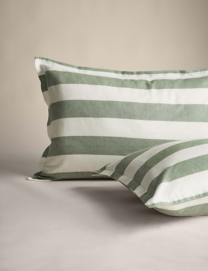 Linen Blend Striped Single Bedding Set, UK version