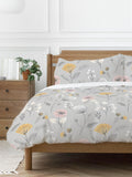 Copenhagen Home Silver Olia Duvet Cover and Pillowcase Set