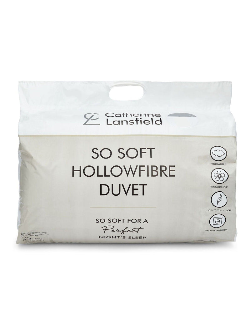 Catherine Lansfield hollowfibre 4.5 tog duvet - British product