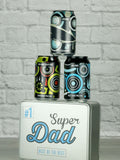Le Bon Vin Super Dad Pale Ale beer gift tin 3x330ml (British brand)