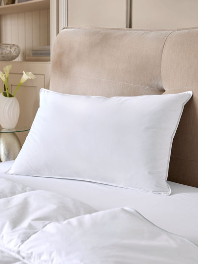 Collection Luxe Duck Down & Feather 100% Cotton Support Pillow