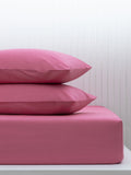 Pink Bright cotton rich deep fitted bed sheet, imported from the UK
