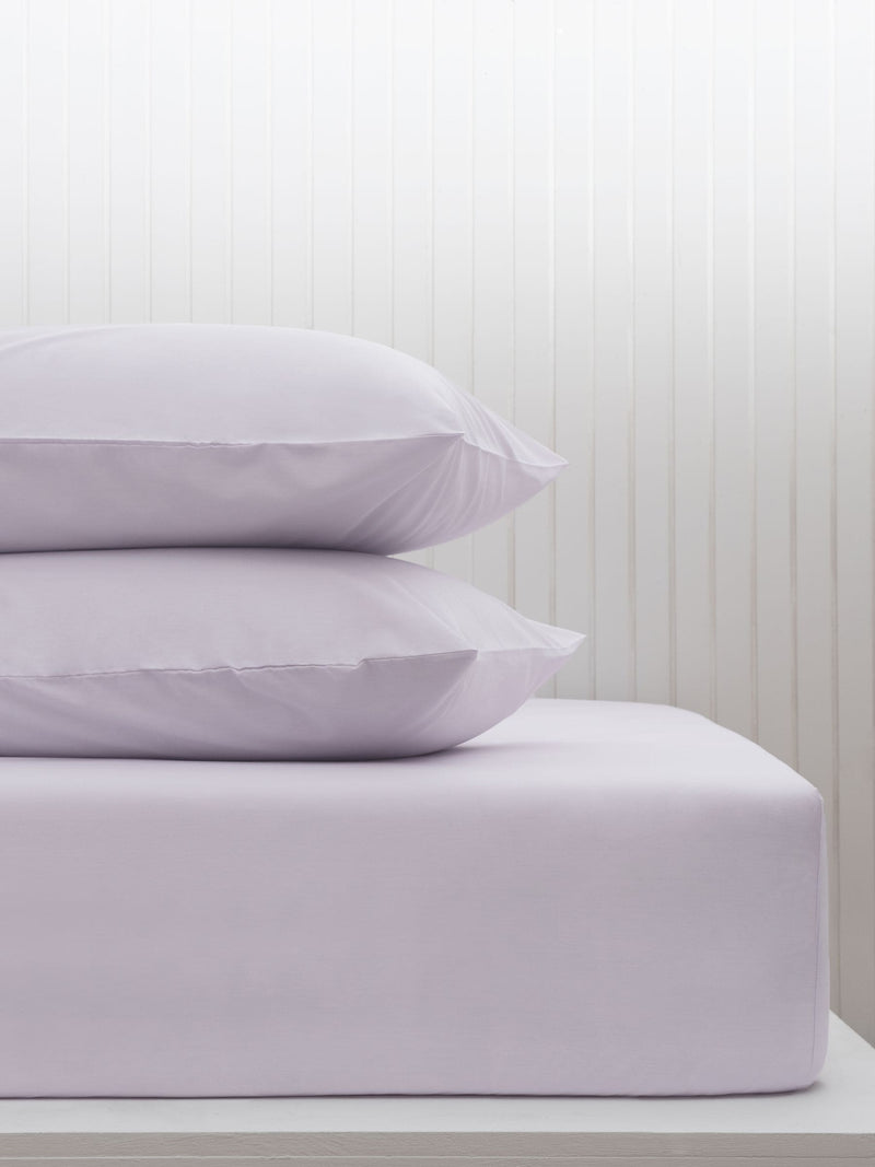 Puple lilac deep fitted bed sheet, imported from the UK
