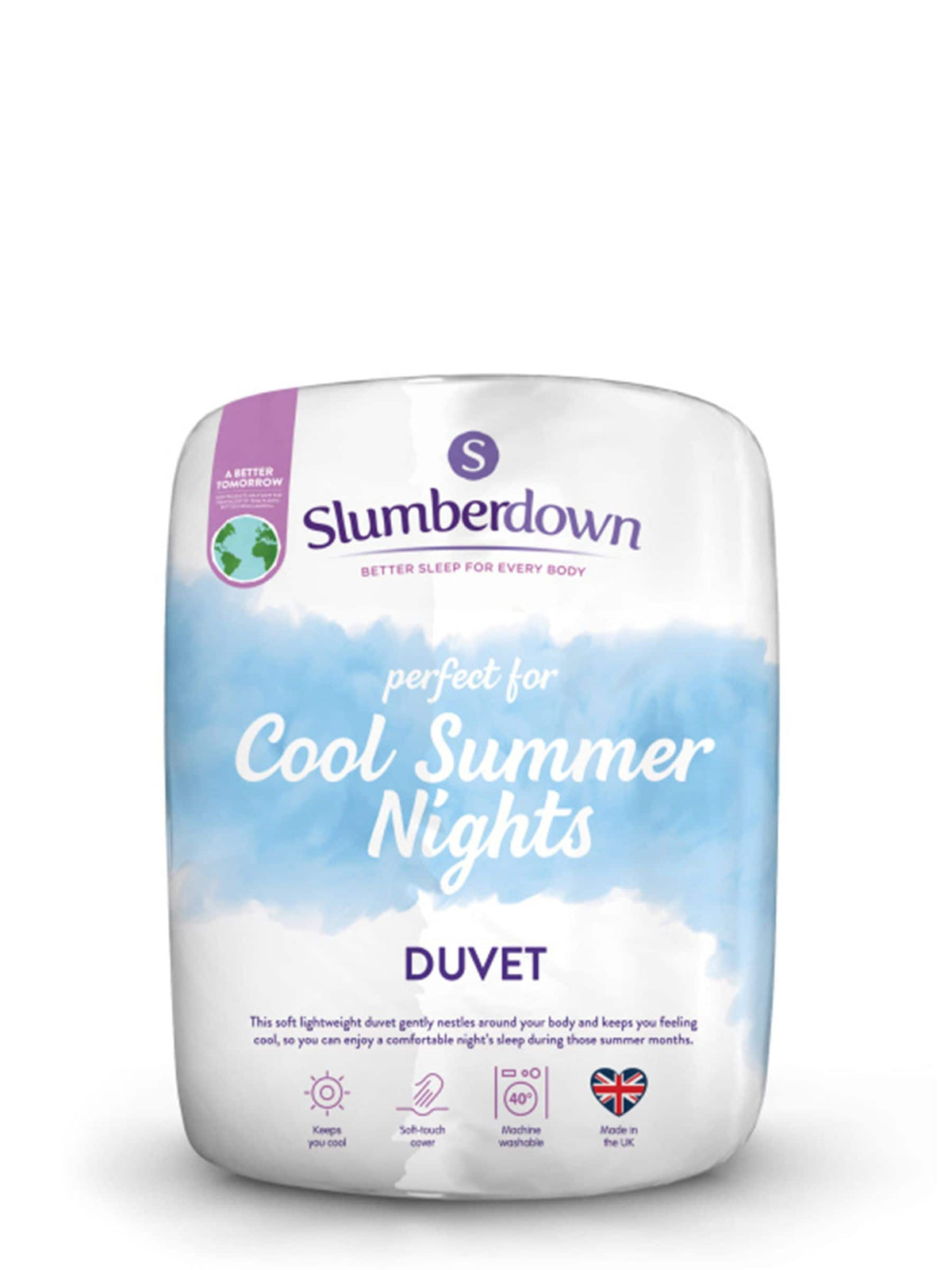 Slumberdown Cool Summer Nights 7.5 Tog duvet (British brand)