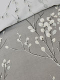Laura Ashley Pussy Willow silver steel grey duvet cover and pillowcase set, UK version