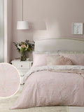 Laura Ashley Pink Blush Pussy Willow duvet cover and pillowcase set, UK version
