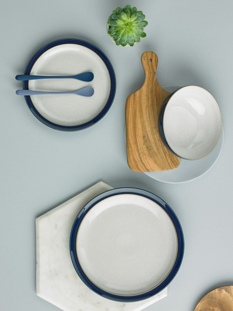 Denby Dark Blue 12 piece dinnerware set - British product