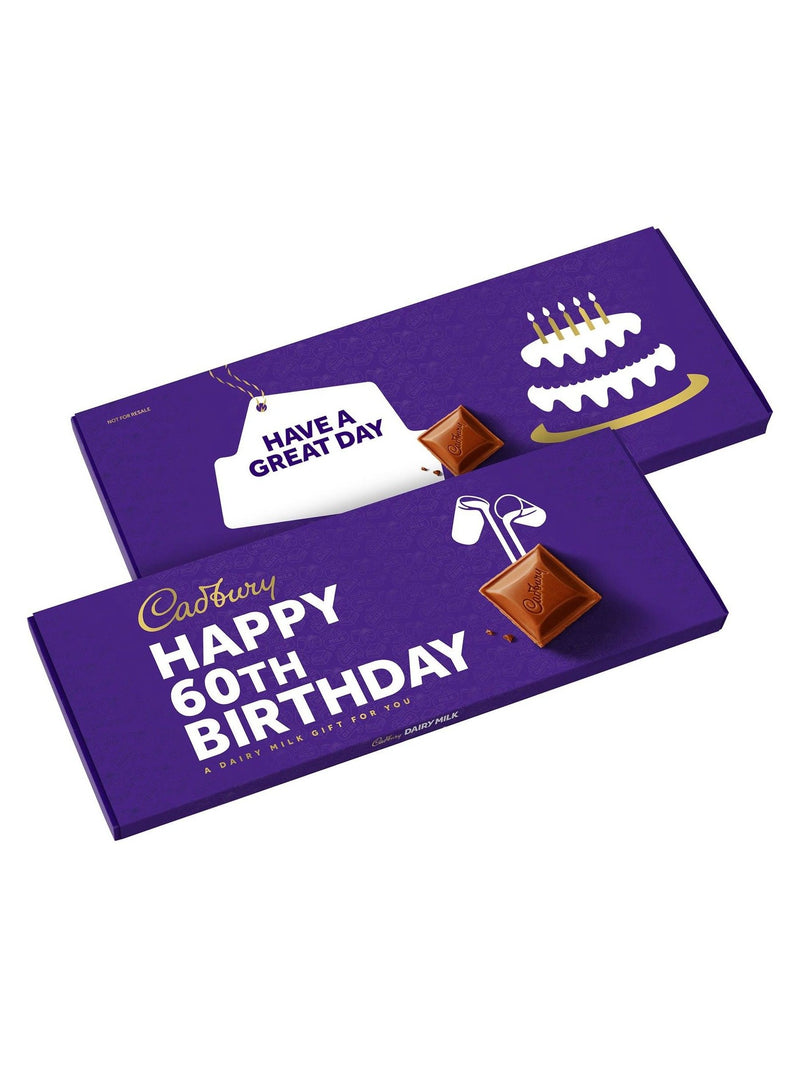 Cadbury Dairy Milk 60th birthday giant chocolate bar 850g - British product