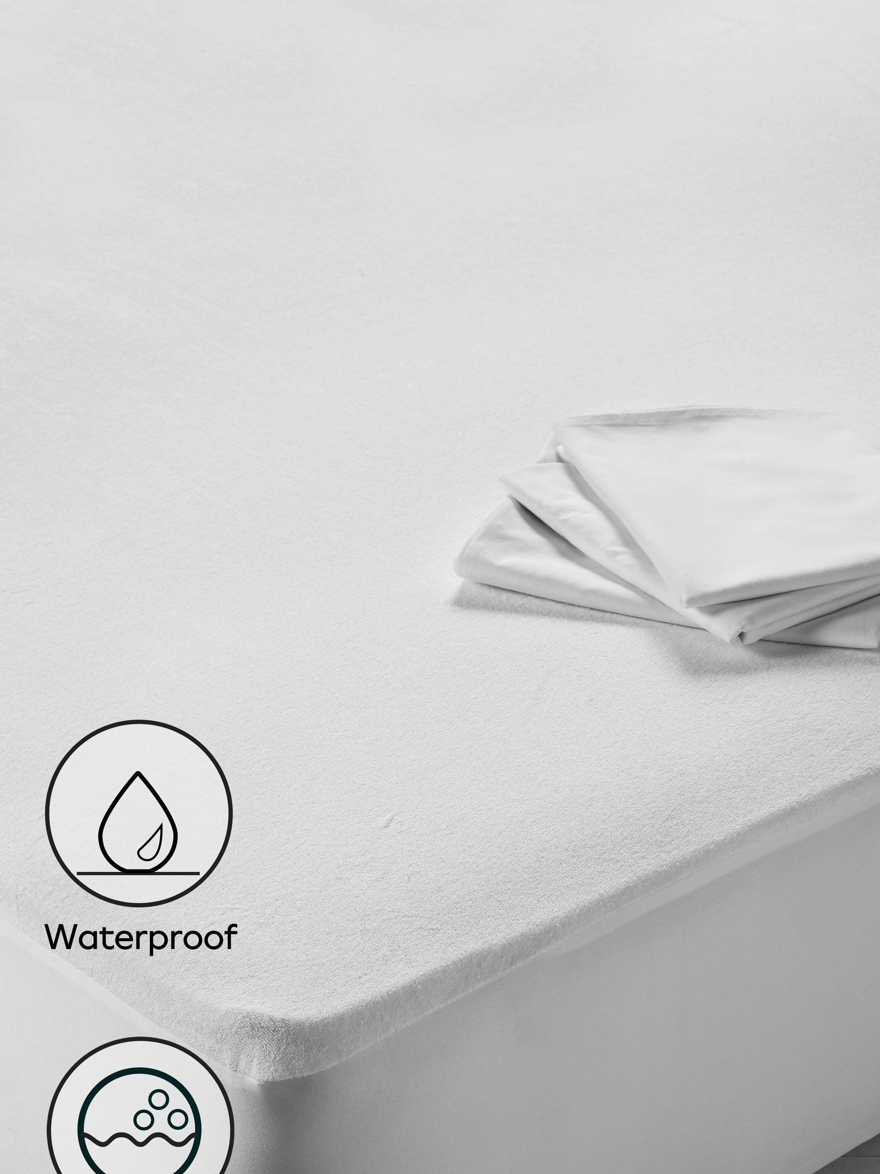 Waterproof deep mattress protector (British brand)