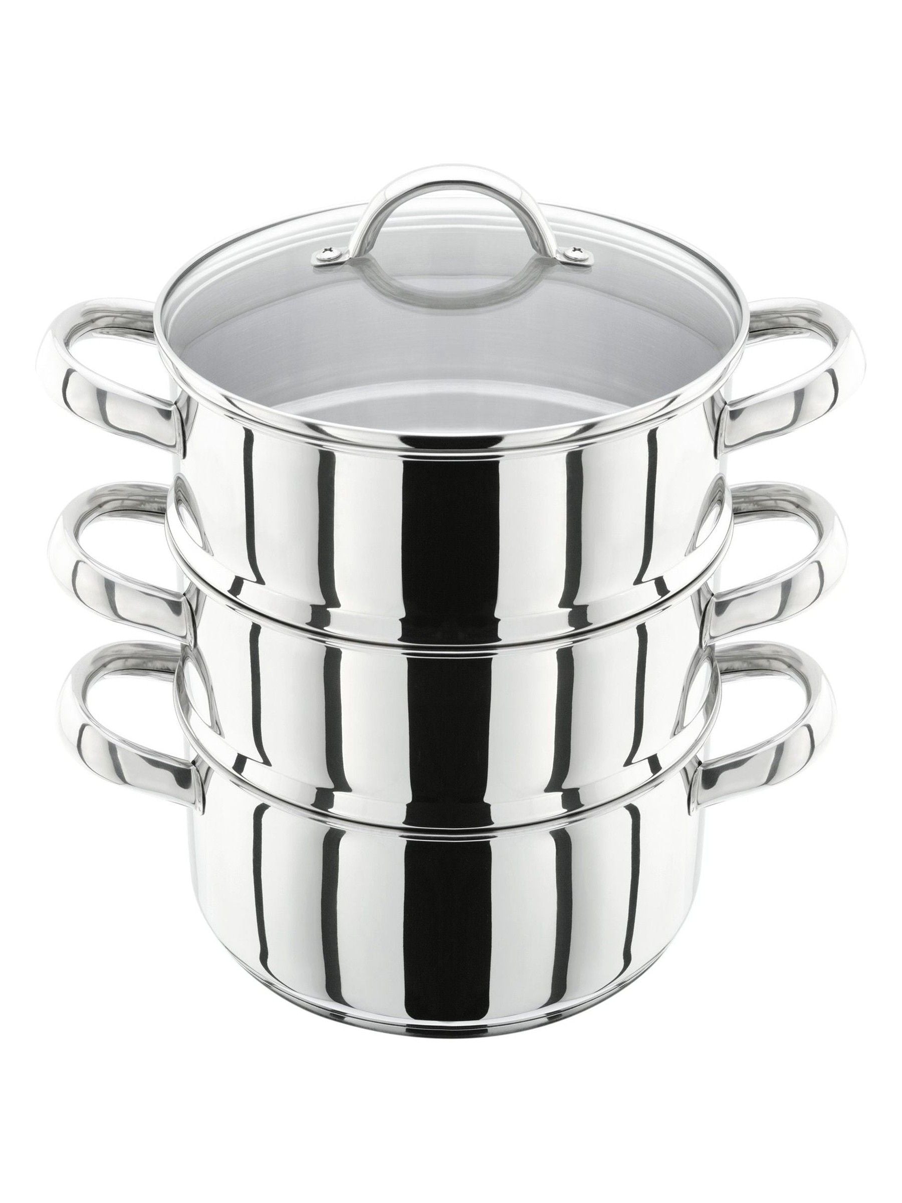 Judge Silver 3 Tier Steamer Set 20cm, UK version