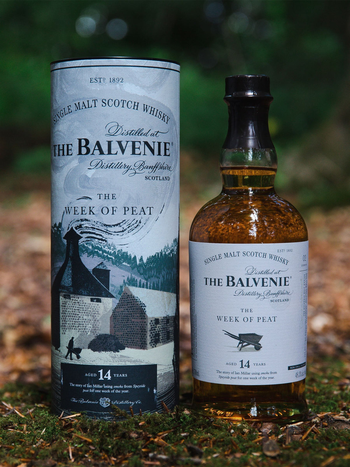 Balvenie 14 Year Old Week of Peat Single Malt Whisky 70cl - British product