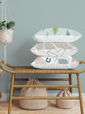 Copenhagen Home stone Pablo duvet cover and pillowcase set - British product