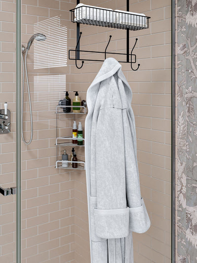 Croydex Black Hook Over Door Large Caddy