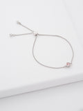 Ted Baker crystal drawstring bracelet rose gold tone 21cm (British brand)