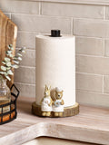 Natural Bertie And Rosie kitchen roll holder, imported from the UK