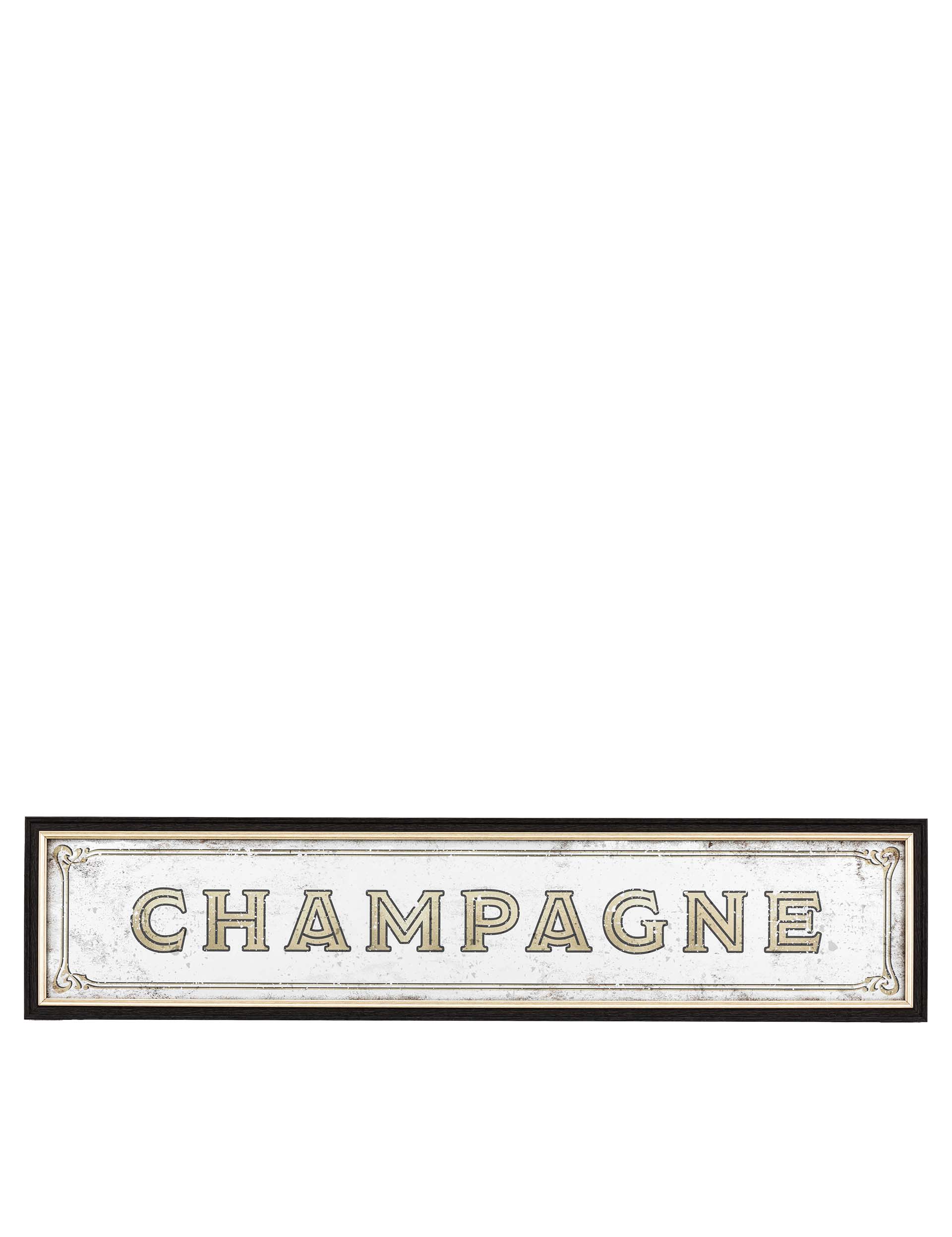 Champagne extra large rectangular wall mirror - British product