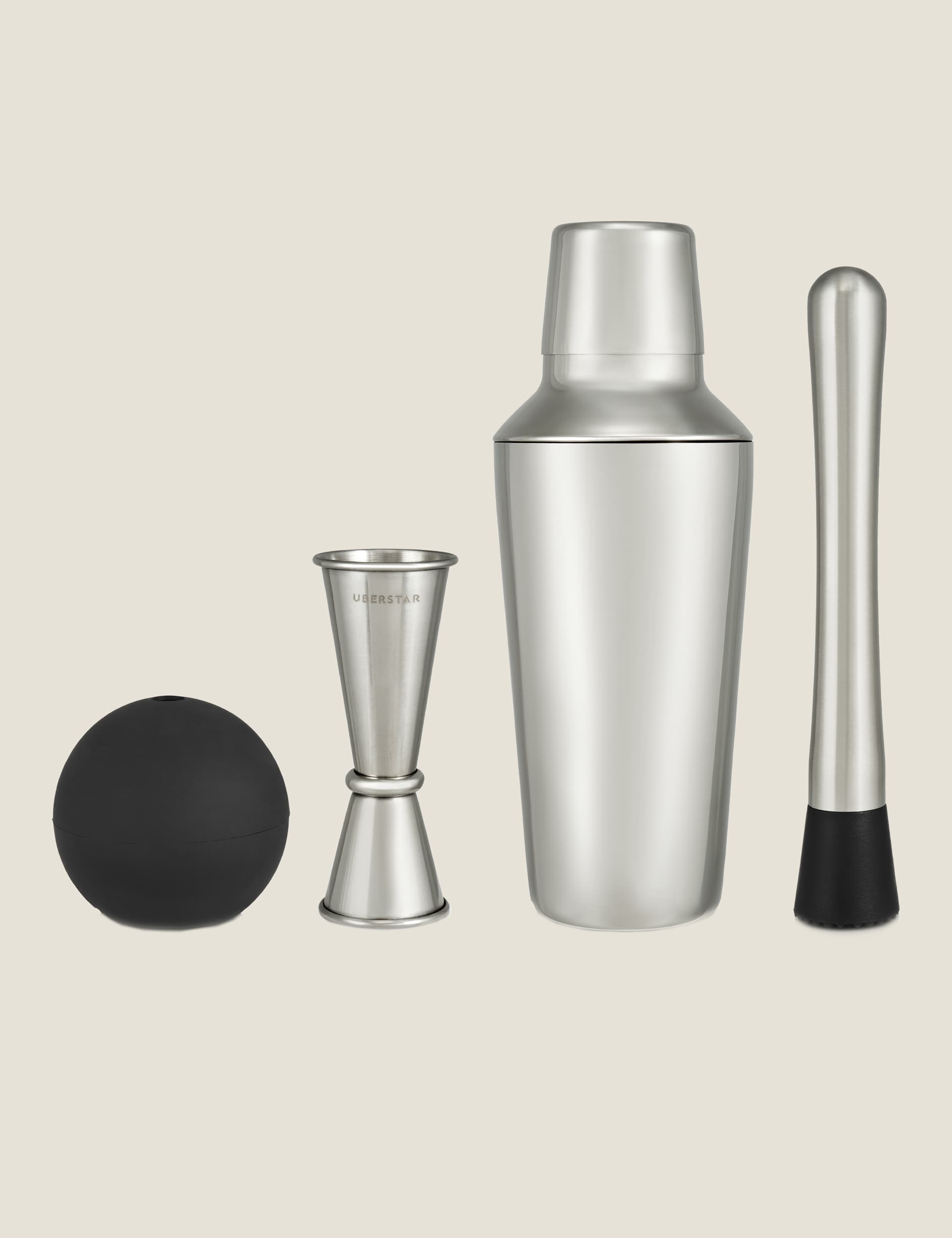 Uberstar Cocktail Master Gift Set barware kit - British product