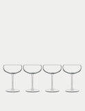Luigi Bormioli Talismano martini glasses set of 4 30cl (British brand)