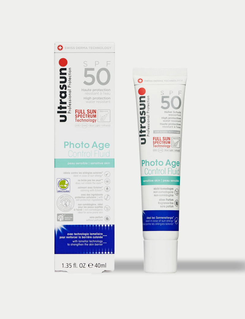 Ultrasun Photo Age Control Fluid SPF 50 40ml, imported from the UK