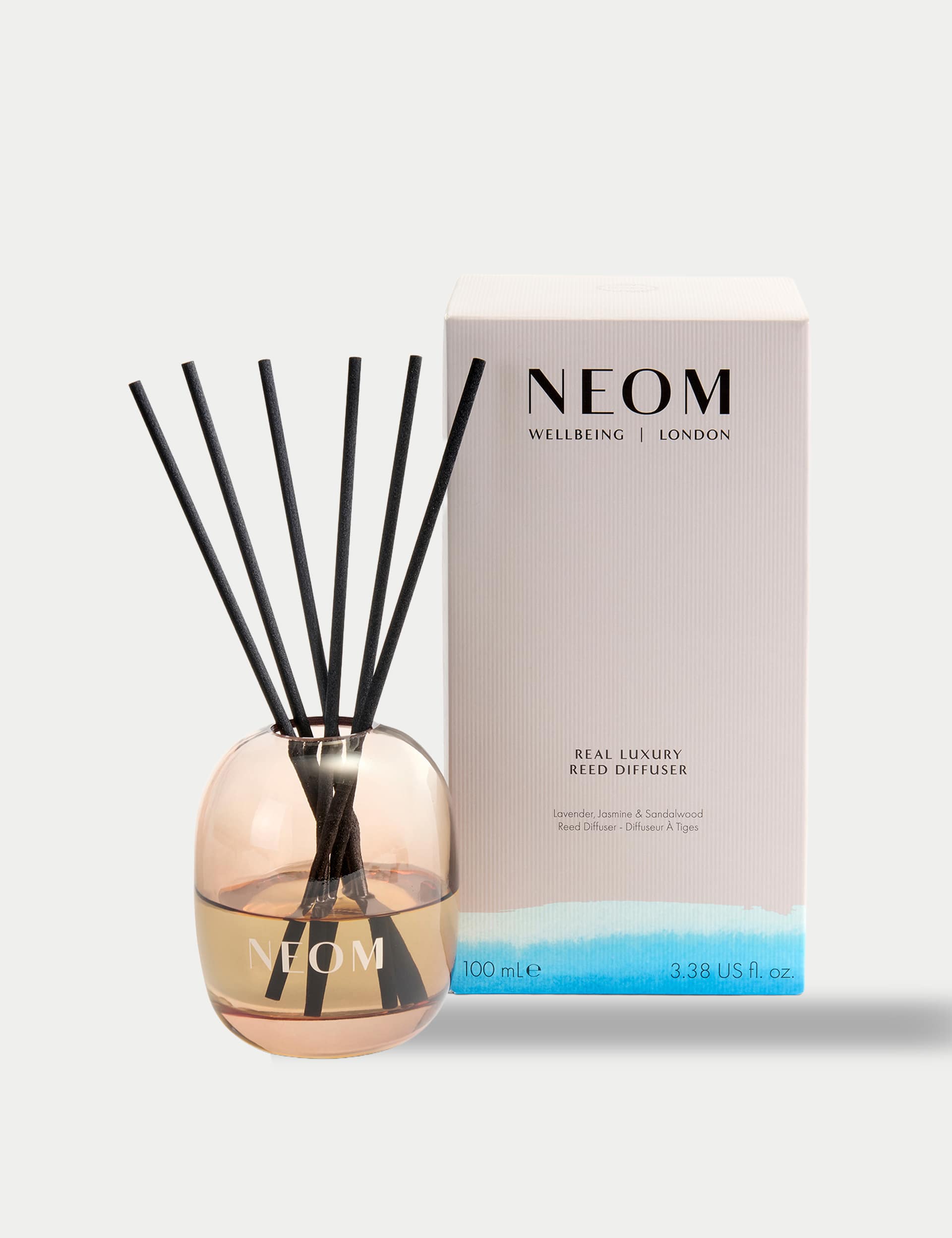 NEOM Real Luxury reed diffuser 100ml, imported from the UK