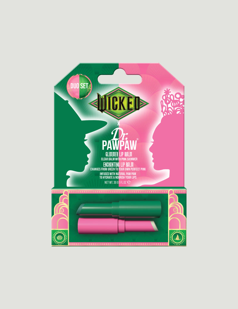 Dr. PAWPAW x Wicked Enchanting & Glimmer Lip Balm Duo