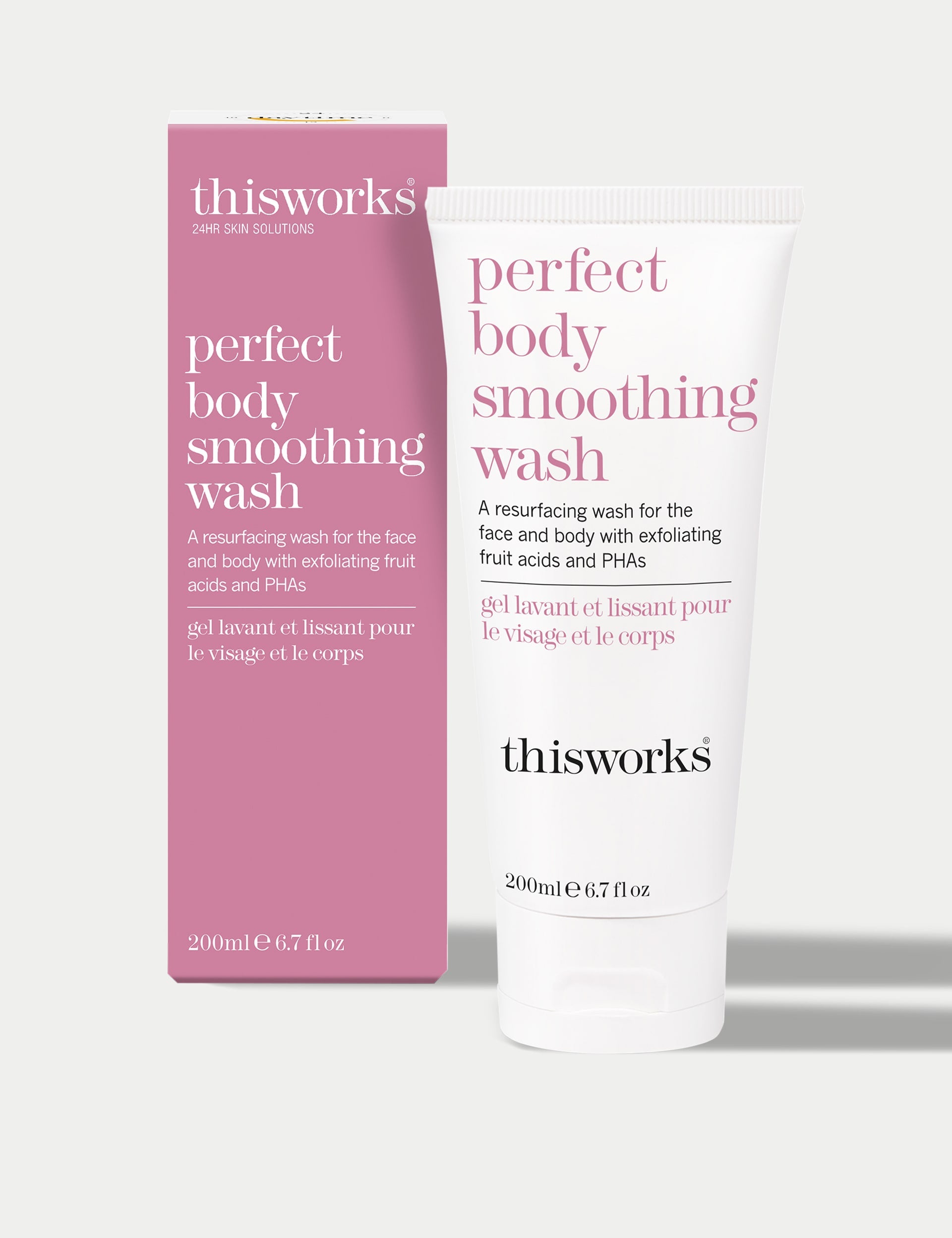 THIS WORKS Perfect Body Smoothing Wash 200ml, imported from the UK