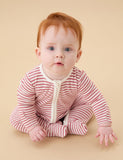 MORI Cotton Blend Zip Sleepsuit 0-24 Mths - British product