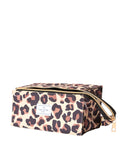 The Flat Lay Co. leopard print makeup box bag, imported from the UK