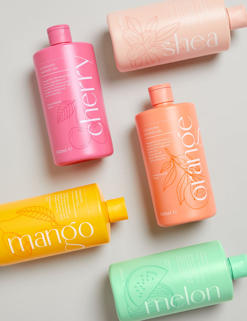 Burst Bodycare mango shower gel 500ml, imported from the UK