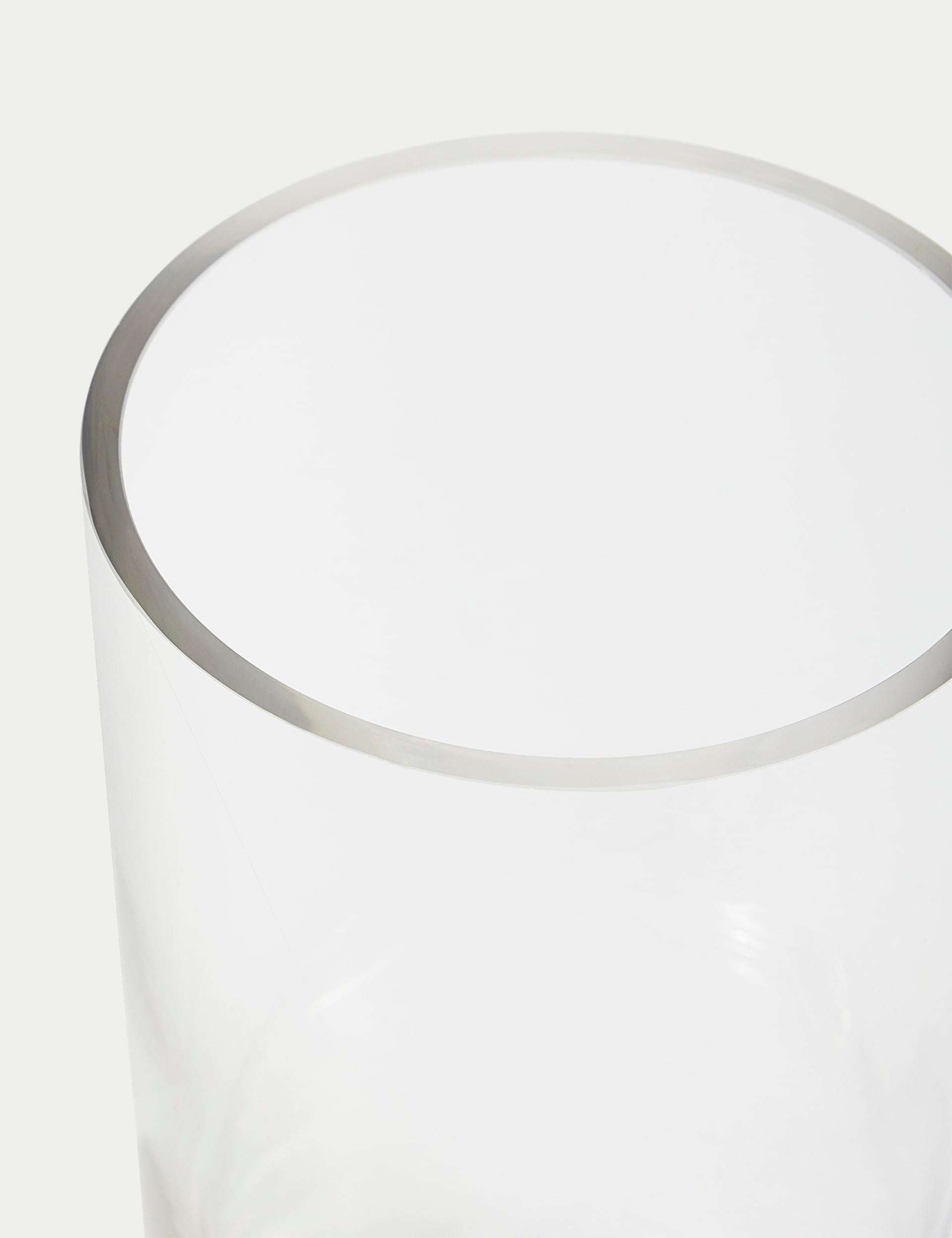 Medium cylinder glass vase, imported from the UK