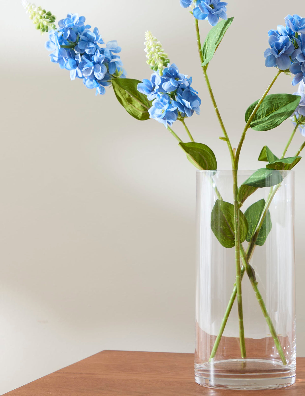 Medium cylinder glass vase, imported from the UK