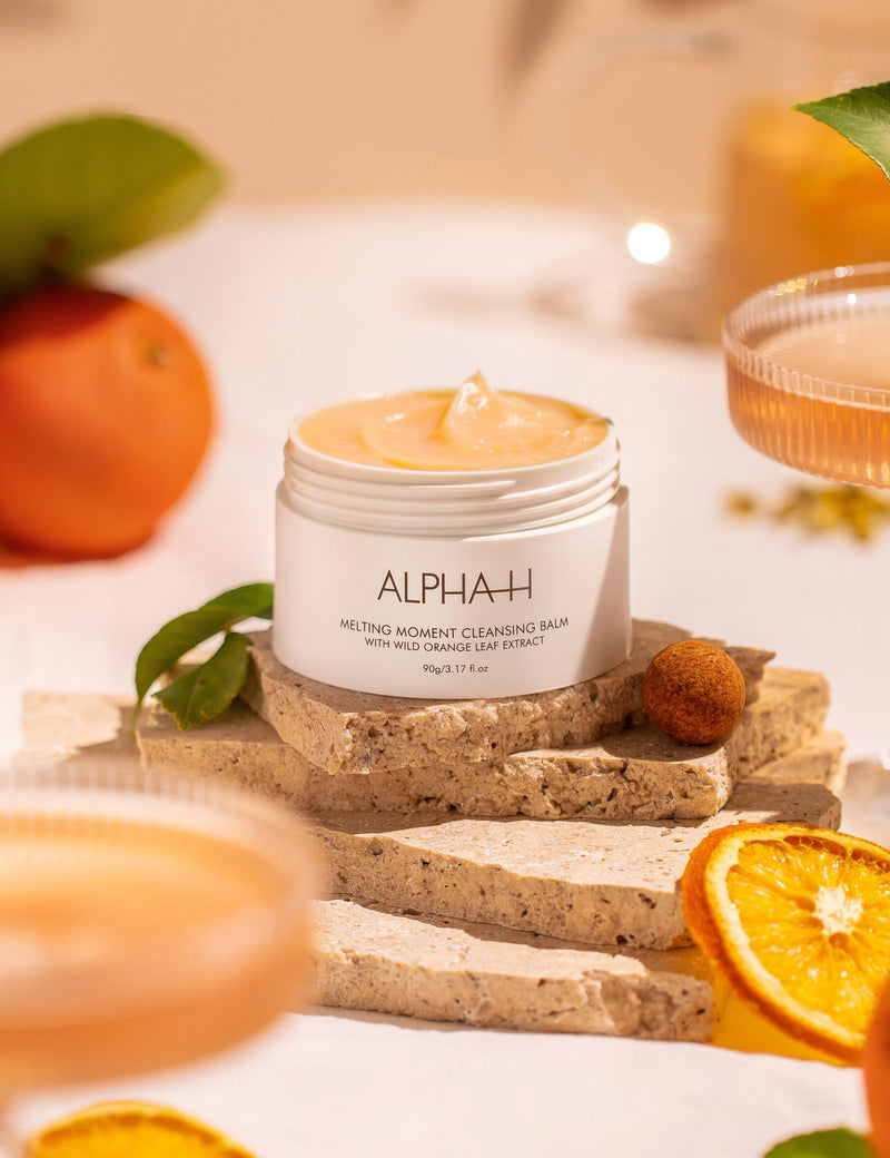 Melting Moment cleansing balm citrus-scented 90g, imported from the UK