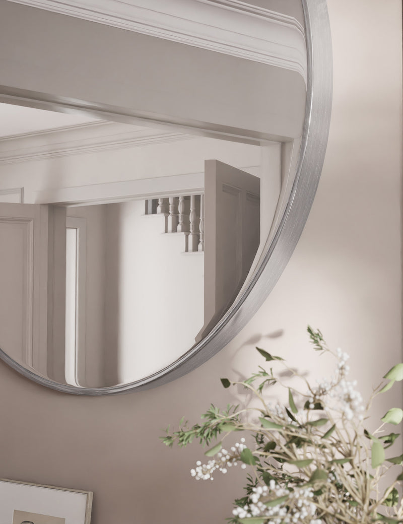 Metal circle wall mirror 80cm, imported from the UK