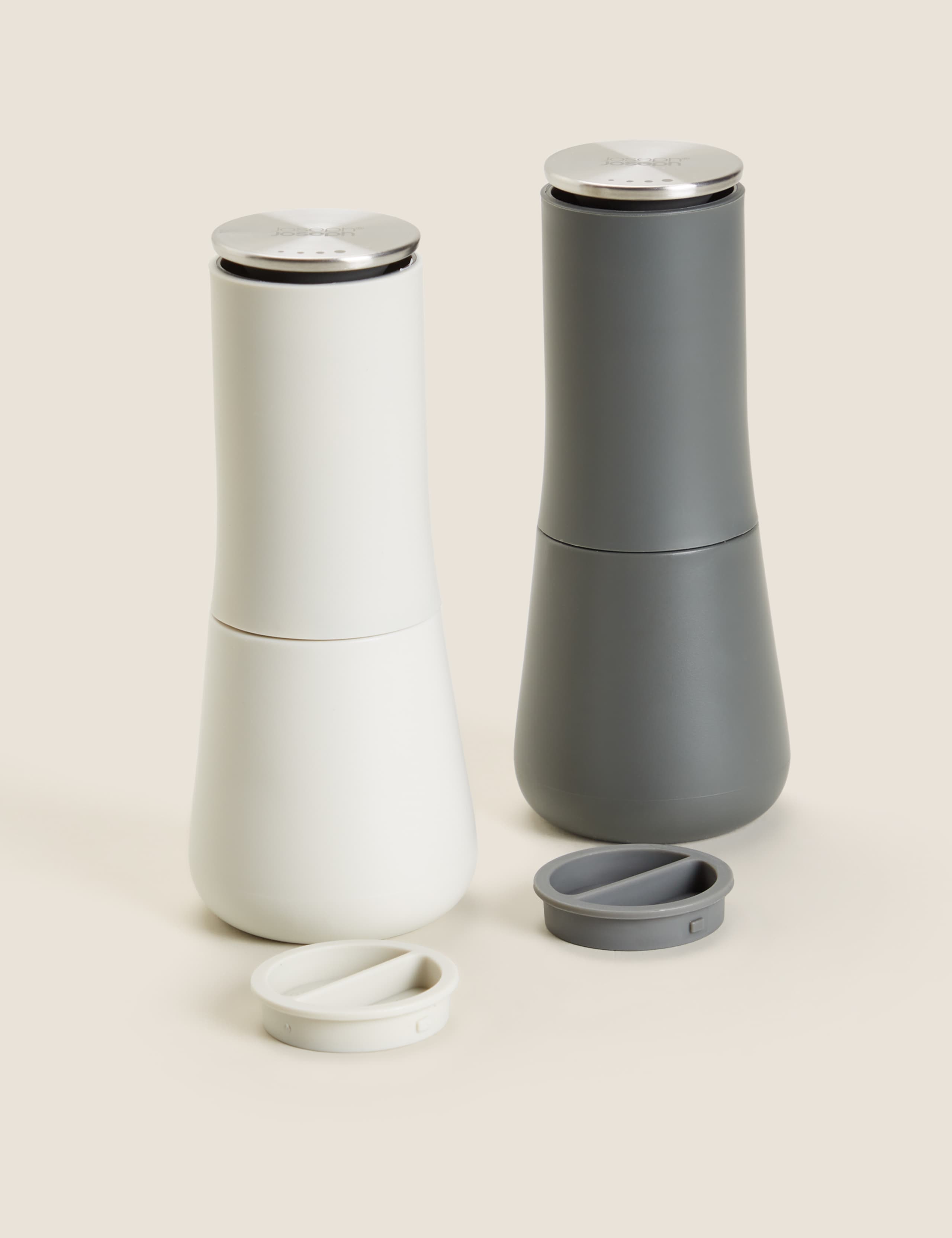 Joseph Joseph salt and pepper mill set grey, imported from the UK